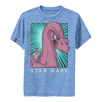 Boys 8-20 Star Wars Boba Fett Mythosaur Rider Pop Art Portrait Tee