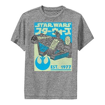 Boys 8-20 Star Wars Sporty Millennium Falcon Kanji Tee