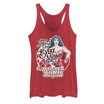 Juniors' Justice League "Every Mom Is Wonder Woman" Mother's Day Tank Top