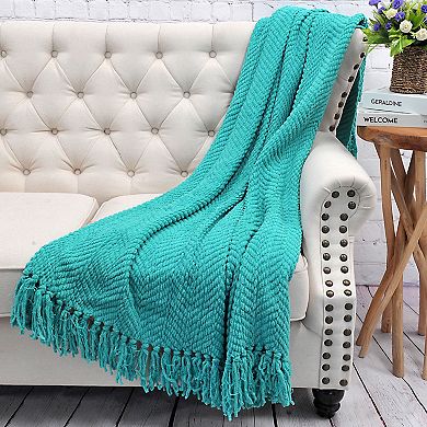 Serenta Knitted Tweed Throw