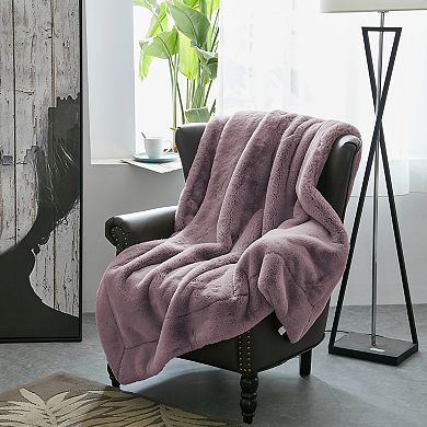 Heavy Faux Fur Throw