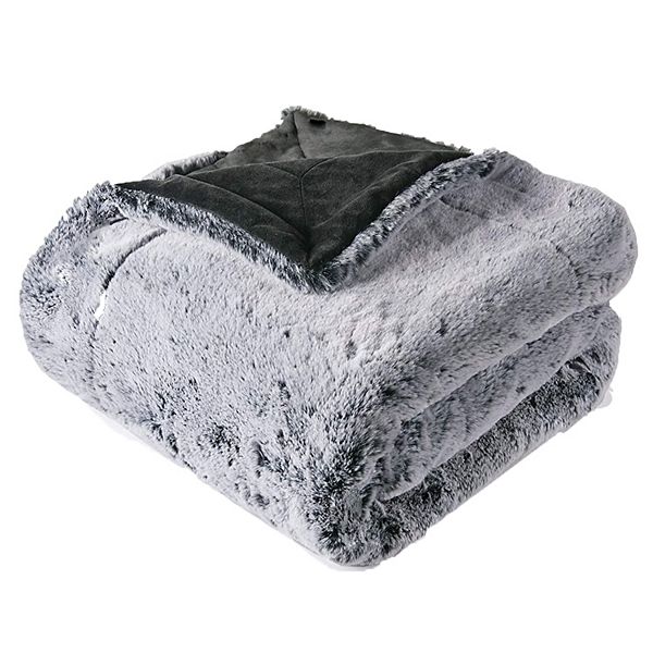 Heavy Faux Fur Throw