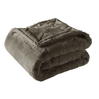 Heavy Faux Fur Throw