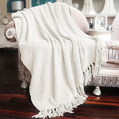 Serenta Knitted Tweed Throw