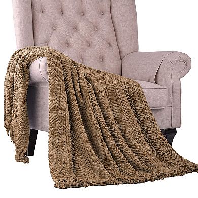 Knitted Tweed Throw