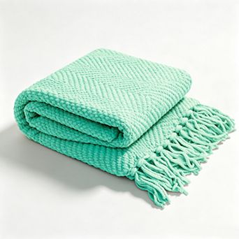 Serenta Knitted Tweed Throw