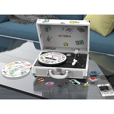 Victrola The Canvas Bluetooth Suitcase Record Player