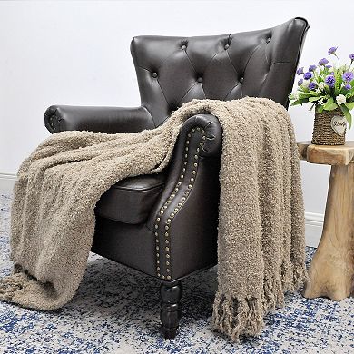 Fluffy Woven Throw