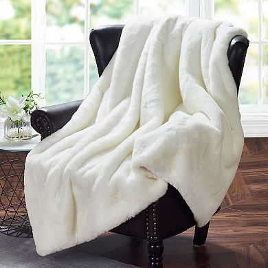 Heavy Faux Fur Throw