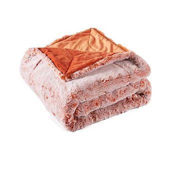 Heavy Faux Fur Throw Blanket