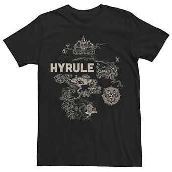 Men's Nintendo The Legend Of Zelda Hyrule Map Tee
