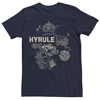 Men's Nintendo The Legend Of Zelda Hyrule Map Tee