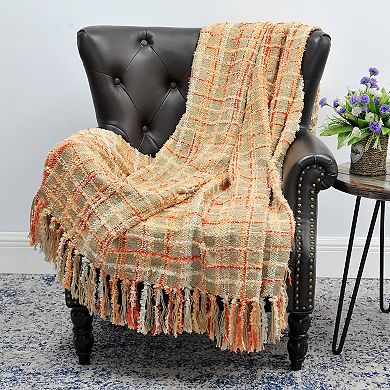 Serenta Multi Color Chenille Throw
