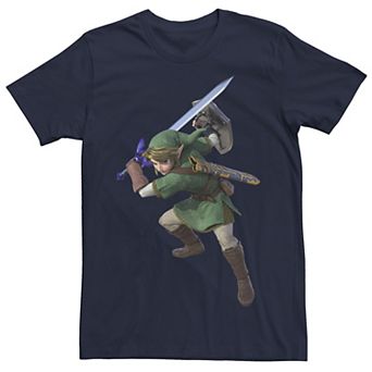 Men's Nintendo The Legend Of Zelda Link Action Portrait Tee