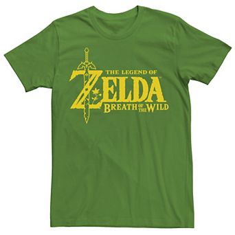 Men's Nintendo The Legend Of Zelda Yellow Hue Logo Tee