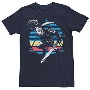 Men's Nintendo The Legend Of Zelda Triforce Link Overlay Tee