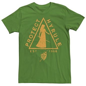 Men's Nintendo The Legend Of Zelda Protect Hyrule Stamp Tee
