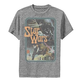 Boys 8-20 Star Wars Vintage Style Group Portrait Tee