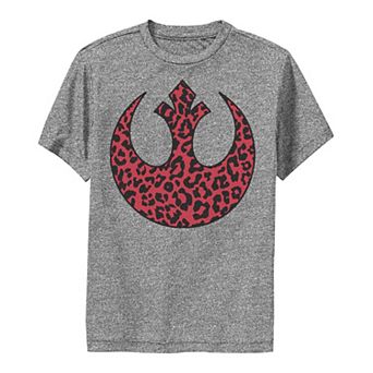 Boys 8-20 Star Wars Rebellion Emblem Cheetah Print Fill Tee