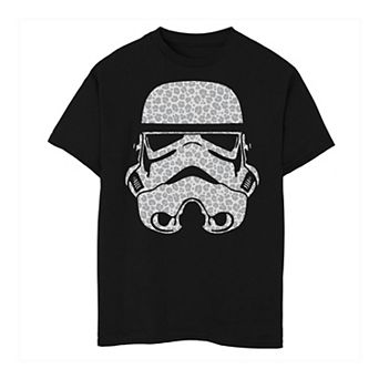 Boys 8-20 Star Wars Stormtrooper Helmet Cheetah Fill Tee