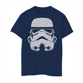 Boys 8-20 Star Wars Stormtrooper Helmet Cheetah Fill Tee