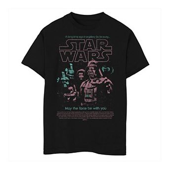 Boys 6-20 Star Wars Space Phantoms Poster Graphic Tee