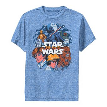Boys 6-20 Star Wars Manga Collage Tee