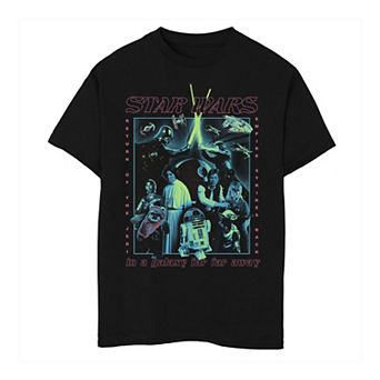Boys 8-20 Star Wars Poster Glow Tee