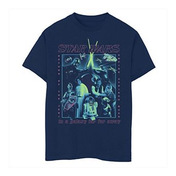 Boys 8-20 Star Wars Poster Glow Tee