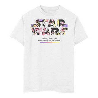 Boys 8-20 Star Wars Logo Character Fill Tee
