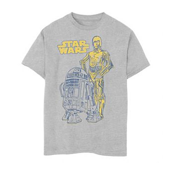 Boys 8-20 Star Wars Oversized Droid Friends Tee