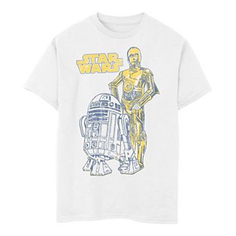 Boys 8-20 Star Wars Oversized Droid Friends Tee