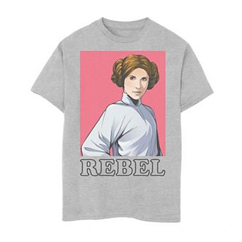 Boys 6-20 Star Wars Rebel Leia Portrait Graphic Tee