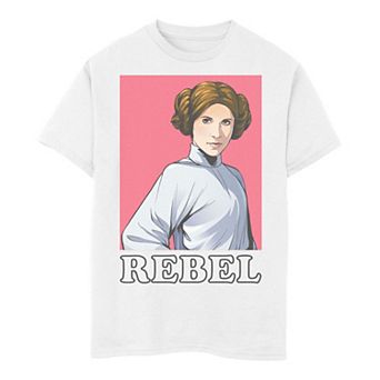 Boys 6-20 Star Wars Rebel Leia Portrait Graphic Tee