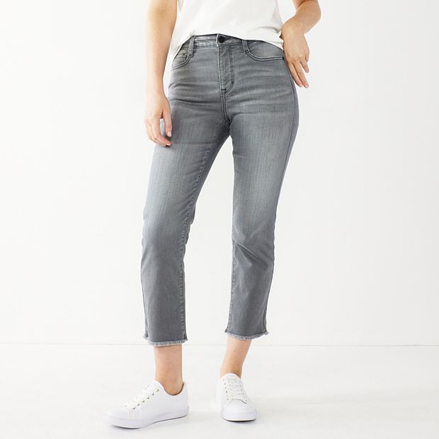 Women's High-Rise Wide Leg Sweatpants - Universal Thread Gray M