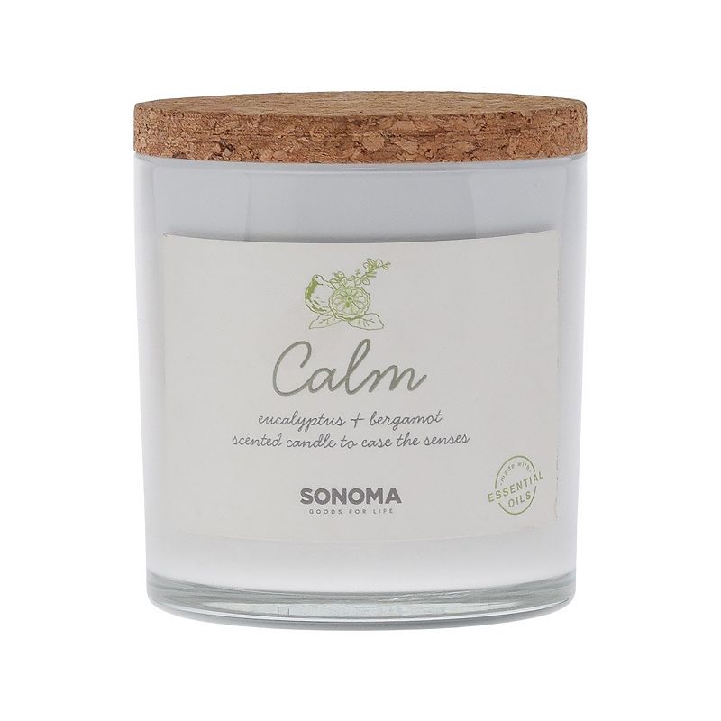 Sonoma Goods For Life Calm 3-Wick Candle Jar, Natural
