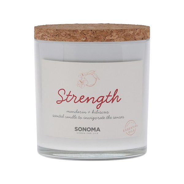 Sonoma Goods For Life&reg; Spa Strength 3-Wick Candle Jar - White