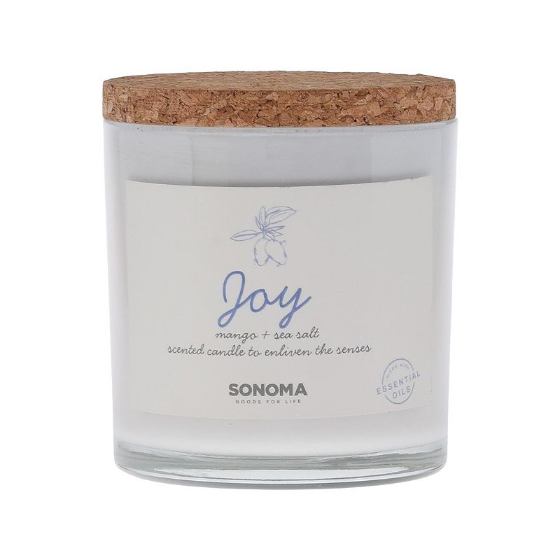 Sonoma Goods For Life Spa Joy 3-Wick Candle Jar, Natural
