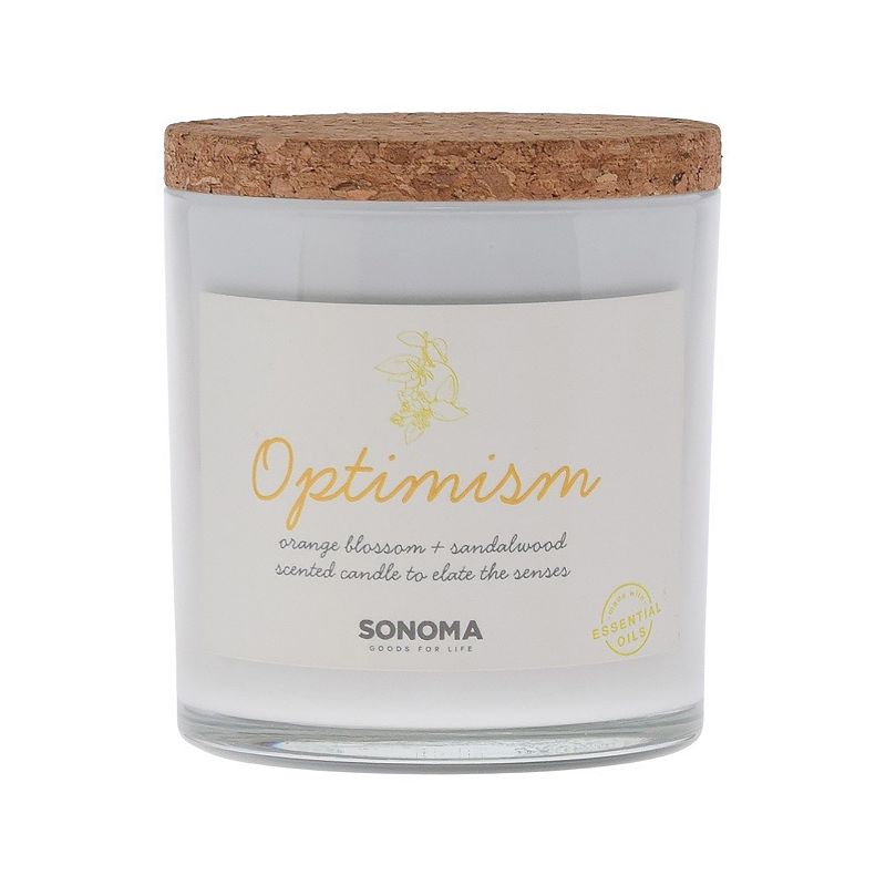 Sonoma Goods For Life Optimism 3-Wick Candle Jar, Natural