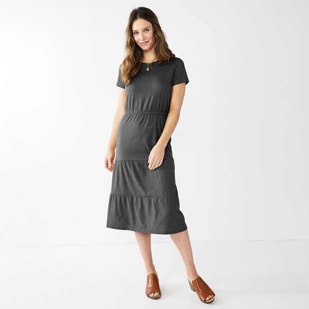 Women's Sonoma Goods For Life® Tiered T-Shirt Dress