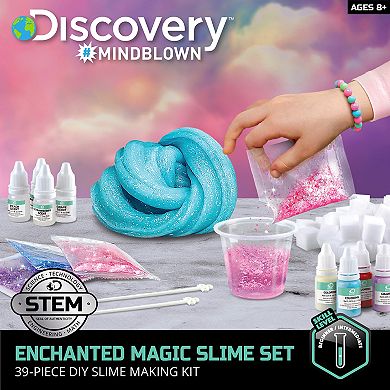 Discovery Mindblown 39-Piece Toy DIY Ultimate Slime Kit with Enchanted Case STEM Learning Set