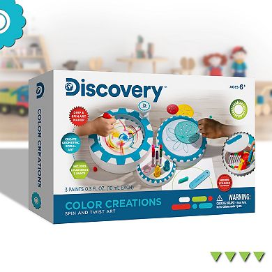 Discovery Mindblown Toy Spin and Twist Art Color Creations STEM Learning Set