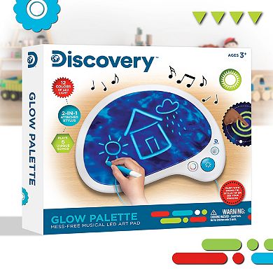 Discovery Mindblown Toy Drawing Glow Palette Mess-Free STEM Learning Set