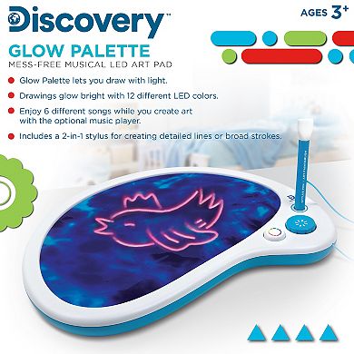 Discovery Mindblown Toy Drawing Glow Palette Mess-Free STEM Learning Set