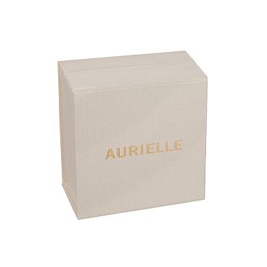 Aurielle Fine Silver Plated & 18k Gold Flash Plated Tube Hoop Earring Set