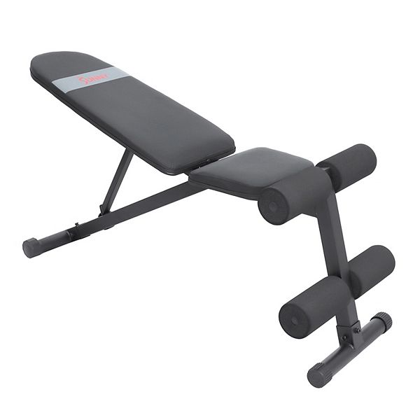 Sunny Health & Fitness Adjustable Incline/Decline Weight Bench