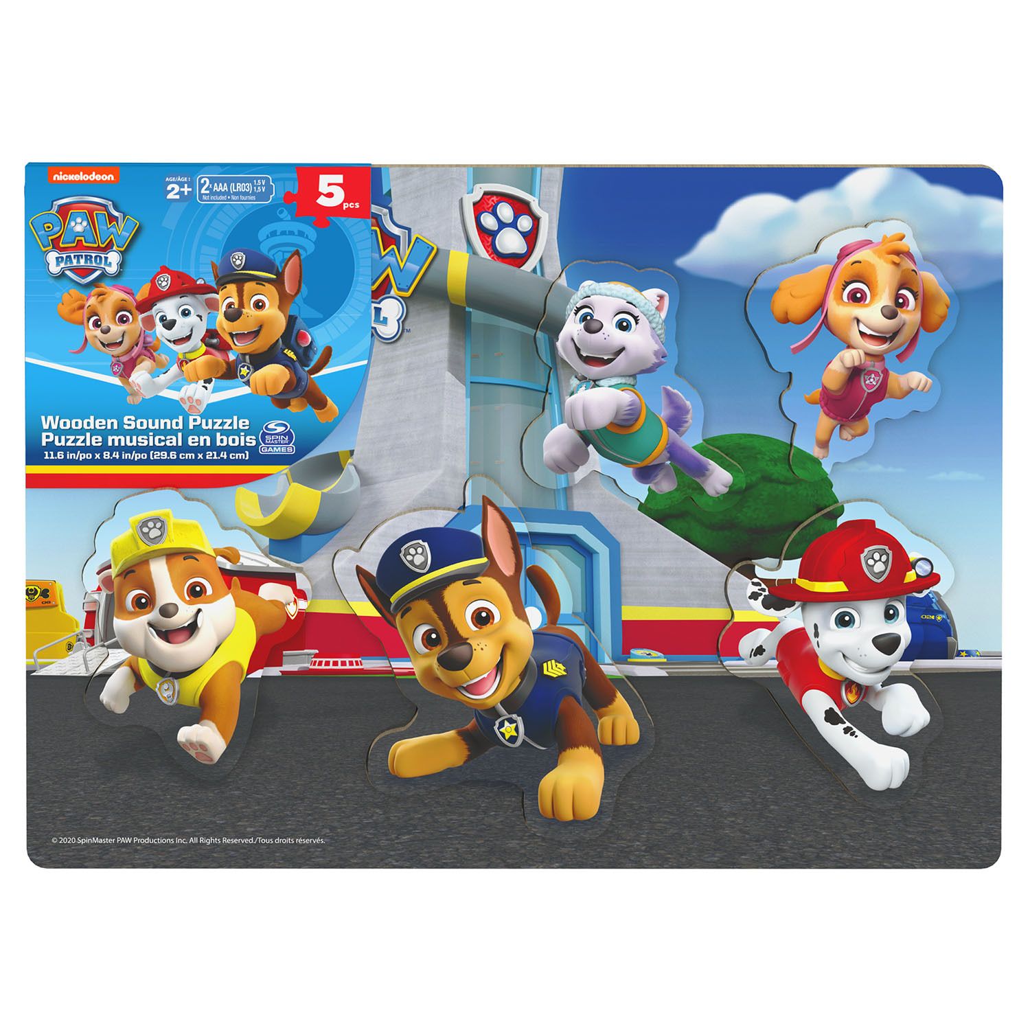 wooden paw patrol toys