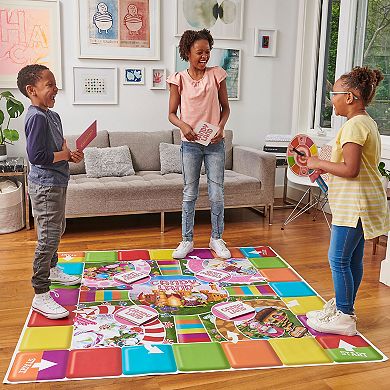 Cool Maker Giant Candy Land Classic Kids Game with Big, Oversized Gameboard, Cards and Spinner