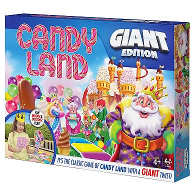 Cool Maker Giant Candy Land Classic Kids Game with Big, Oversized Gameboard, Cards and Spinner