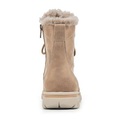 Cliffs by White Mountain Holly Women's Faux-Fur Ankle Boots